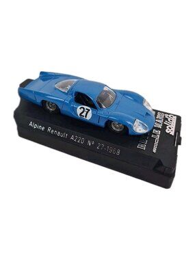 SOLIDO 1968 ALPINE RENAULT A220 1/43 SCALE # 27-1968 Die Cast Blue Le Mans